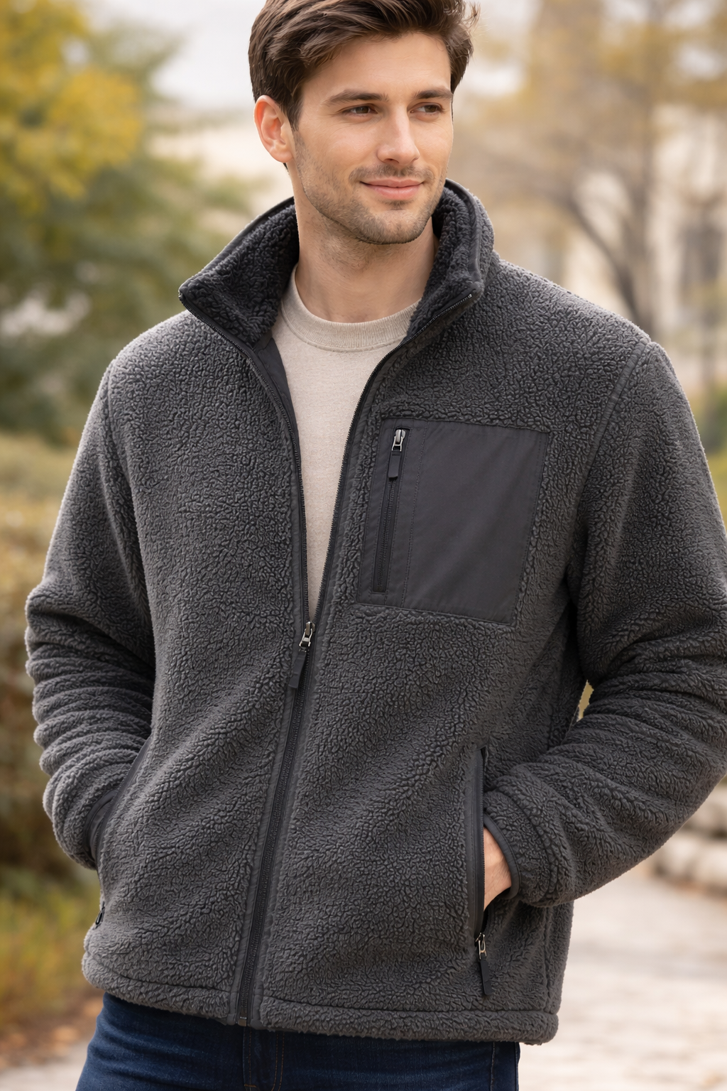 Men Fleece Jacket