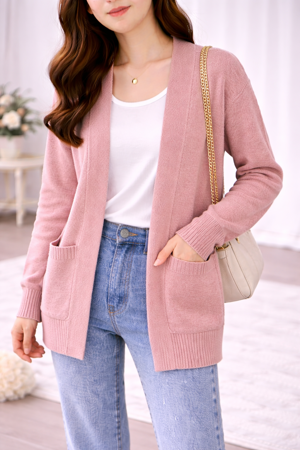 Women Knit Cardigan
