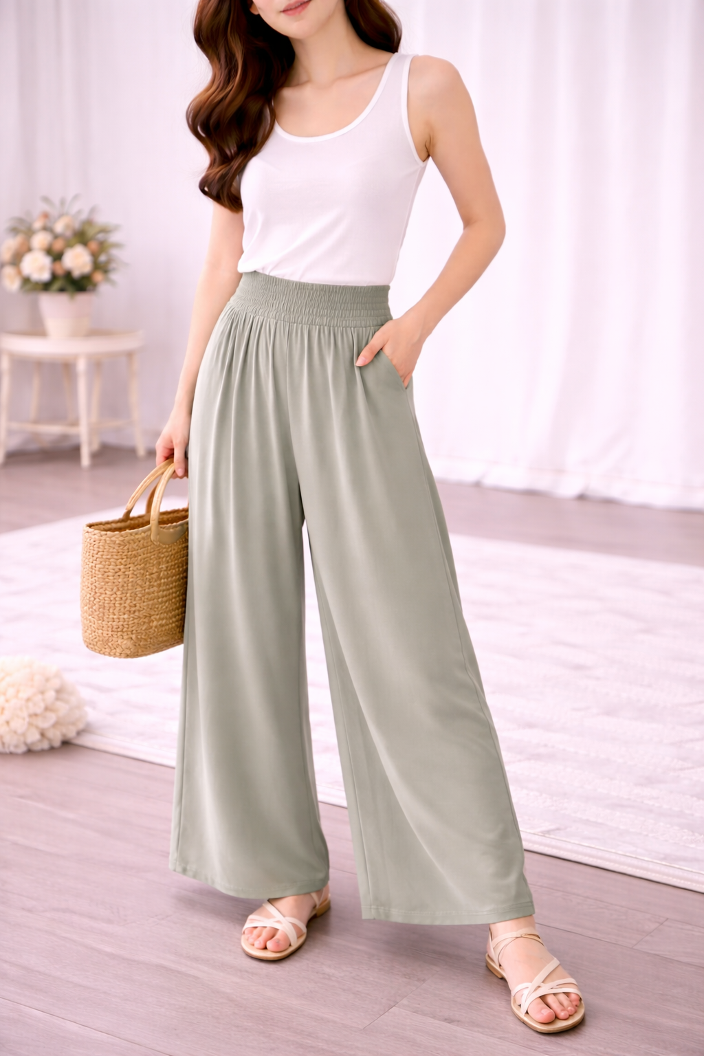 Women Casual Palazzo Pants